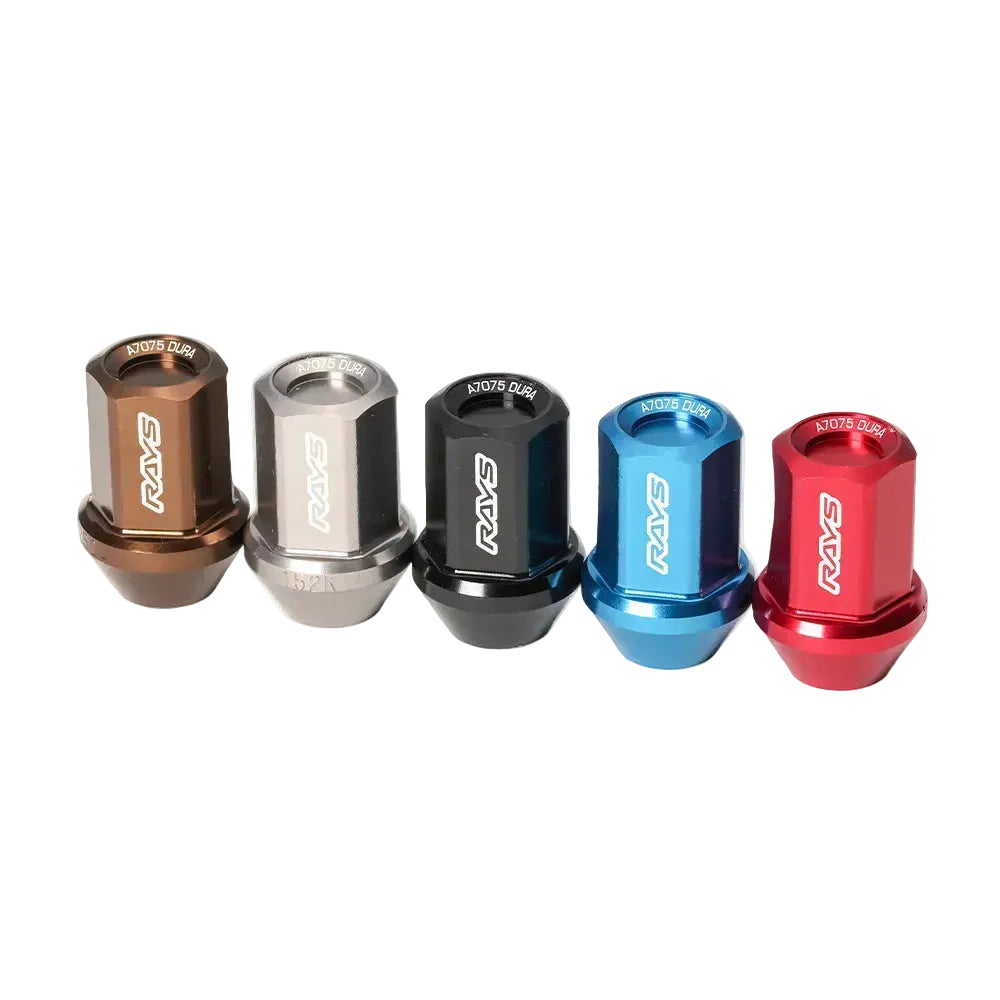 RAYS L32 Dura-Nut Straight Type Lug & Wheel Lock Set - Set of 20 - T1 Motorsports