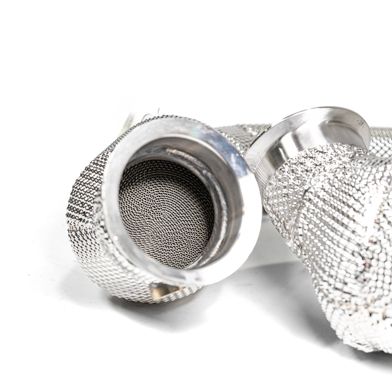 EST High-Flow Catted Downpipe w/Heat Shield - 2016-2021 Mercedes-Benz W205 C63/C63S AMG V8 4.0L