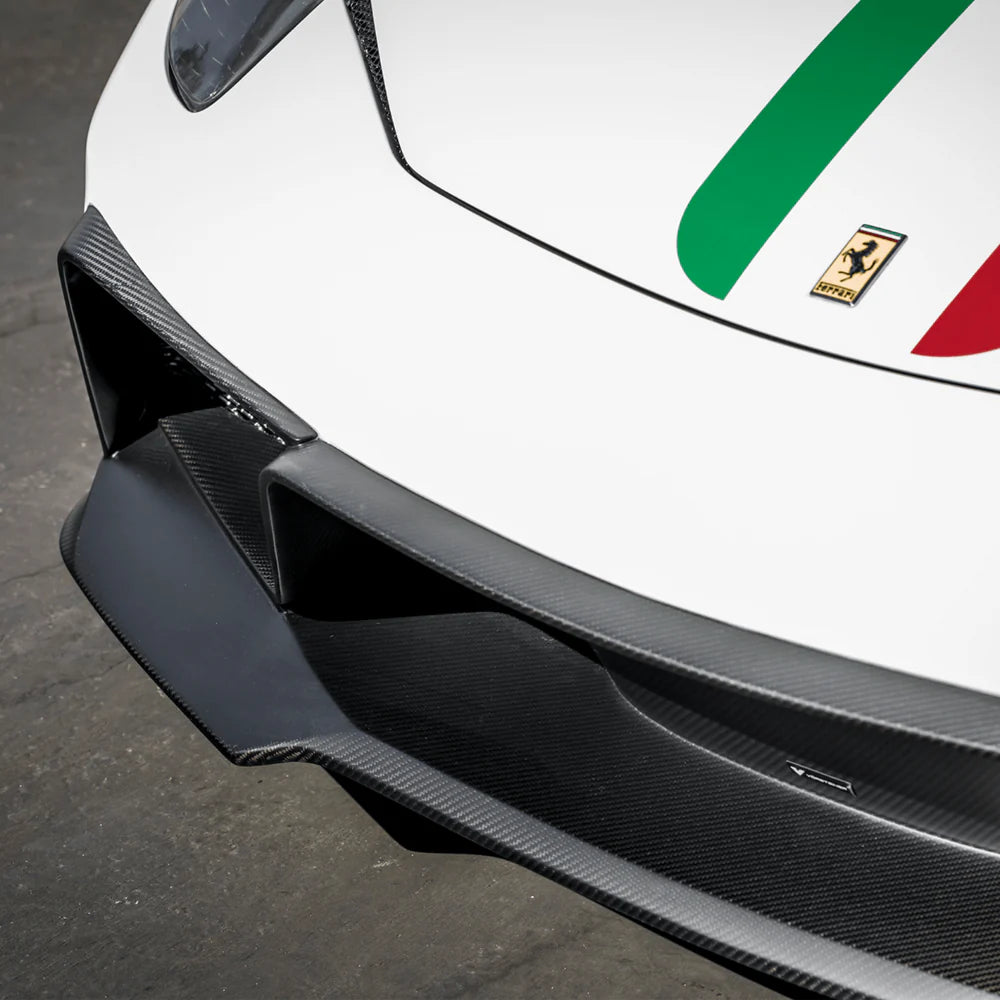 Vorsteiner VX Aero Carbon Fiber Front Bumper w/ Front Spoiler - 2009-2015 Ferrari 458 Italia