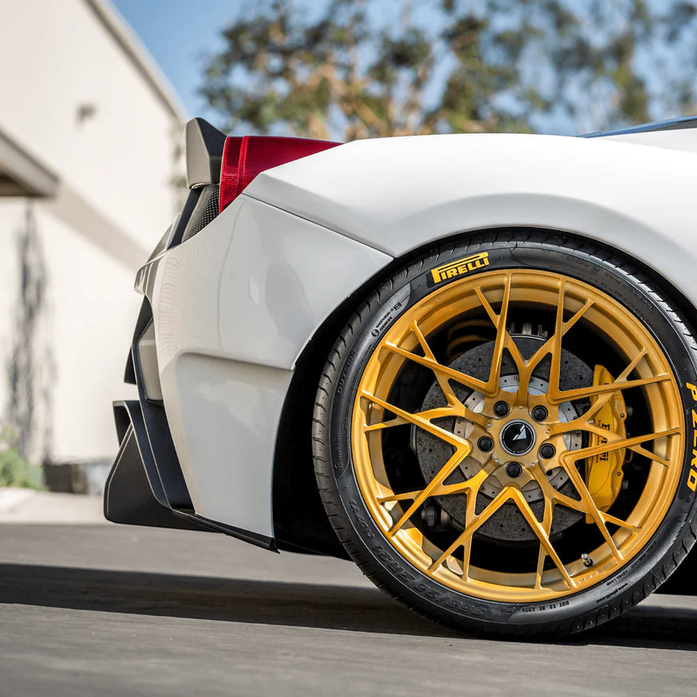 Vorsteiner VX Aero Carbon Fiber Rear Bumper w/ Rear Diffuser (Incl. Exhaust Tips) - 2009-2015 Ferrari 458 Italia