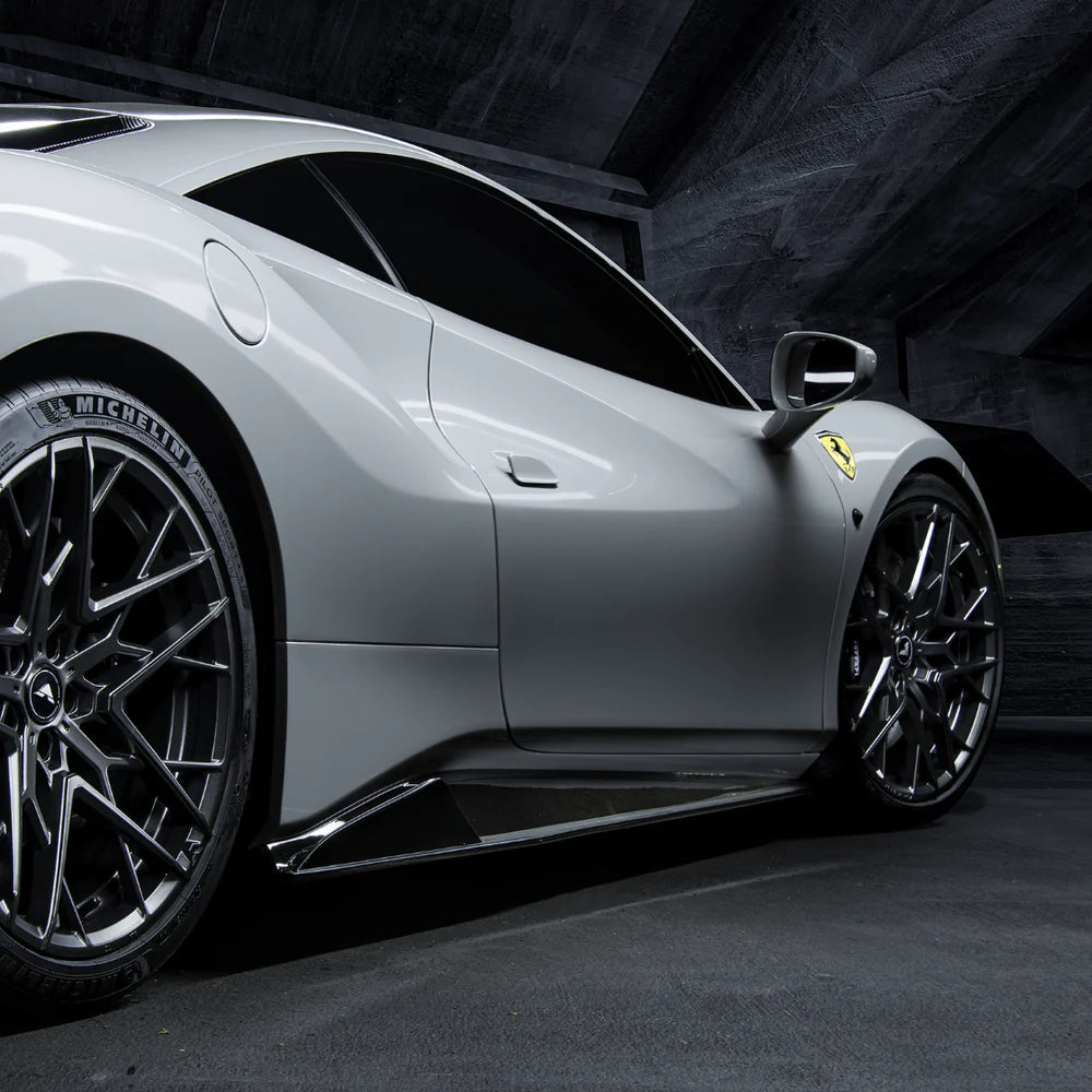 Vorsteiner Diavolo Carbon Fiber Side Skirts - 2015-2019 Ferrari 488