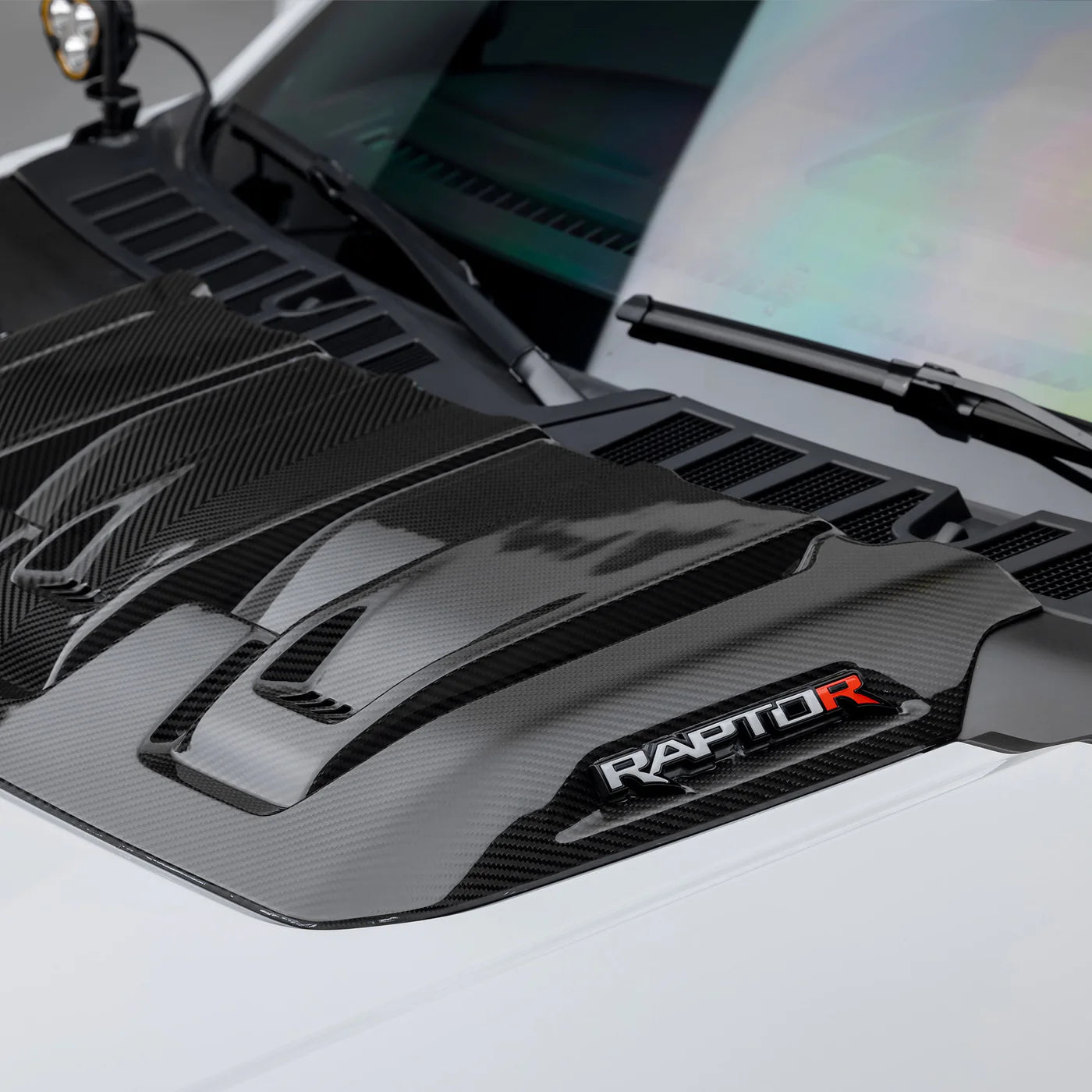 Vorsteiner Carbon Fiber Hood Trim Scoop - 2023+ Ford F-150 Raptor R