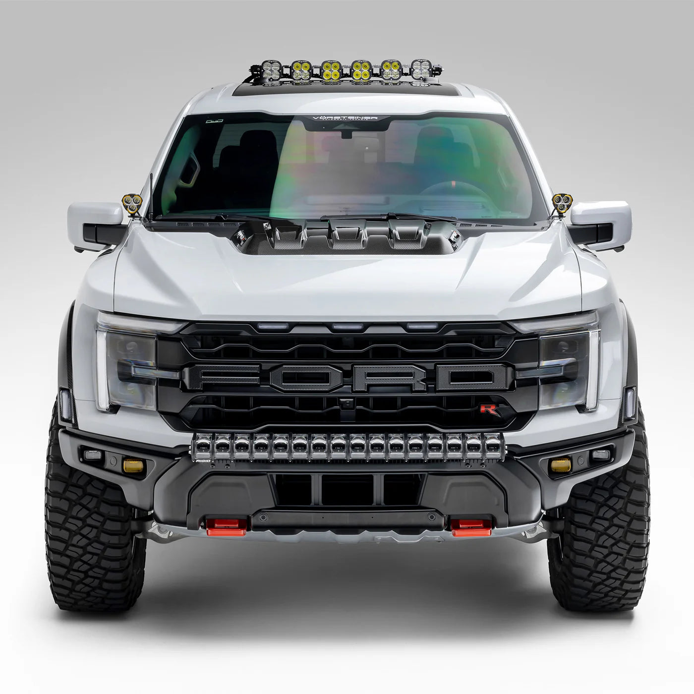 Vorsteiner Carbon Fiber Hood Trim Scoop - 2023+ Ford F-150 Raptor R