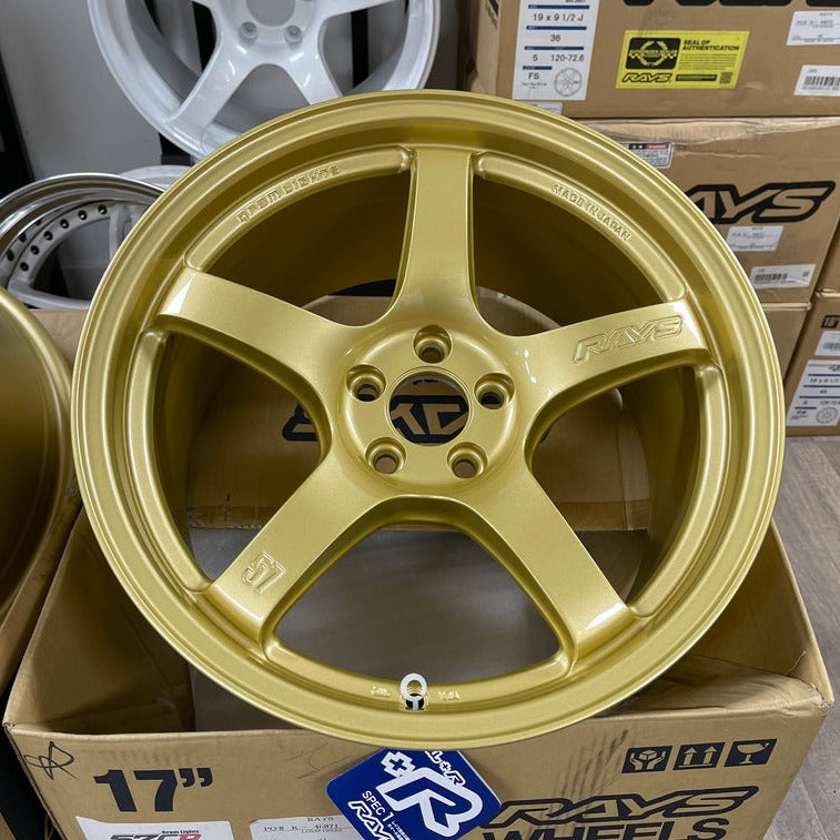 RAYS gramLIGHTS 57CR - 18x9.5 / 5x114.3 / +38 - Gold (WRX/STI/EVO)