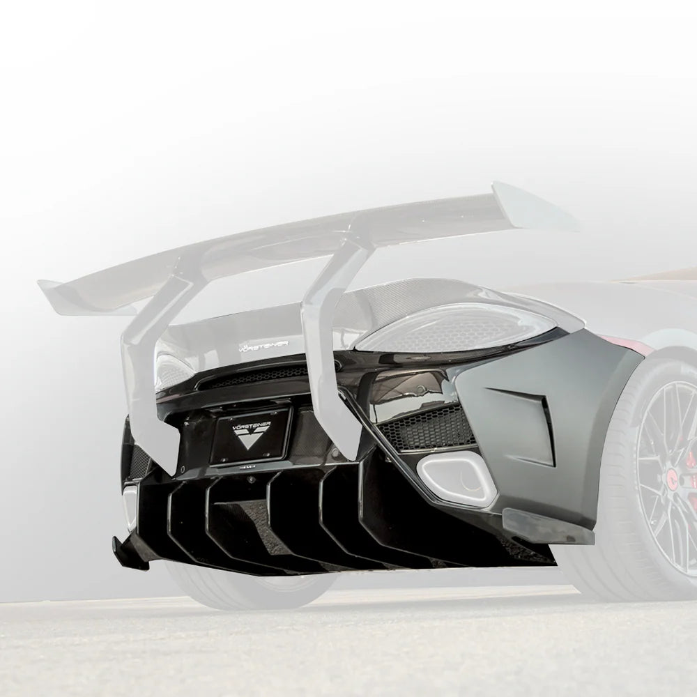 Vorsteiner VX Aero Carbon Fiber Rear Bumper w/ Rear Diffuser - 2015-2021 McLaren 570S