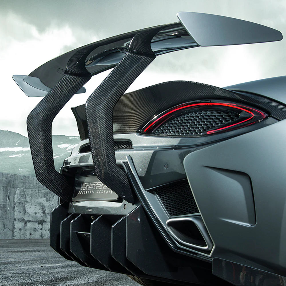 Vorsteiner VX Aero Carbon Fiber Wing Blade w/ Uprights - 2015-2021 McLaren 570S