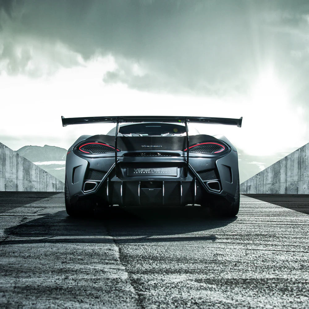 Vorsteiner VX Aero Carbon Fiber Wing Blade w/ Uprights - 2015-2021 McLaren 570S