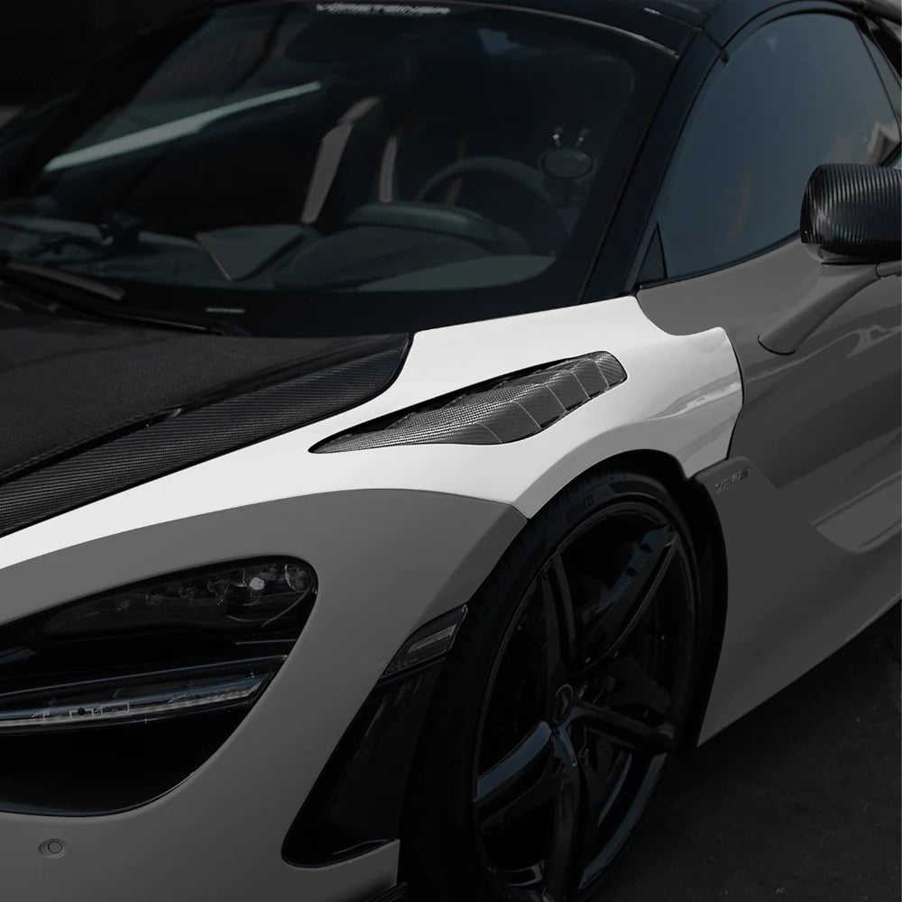 Vorsteiner Silverstone Edition Carbon Fiber Front Fenders w/ Integrated Vents - 2017-2023 McLaren 720S (Spyder Only)