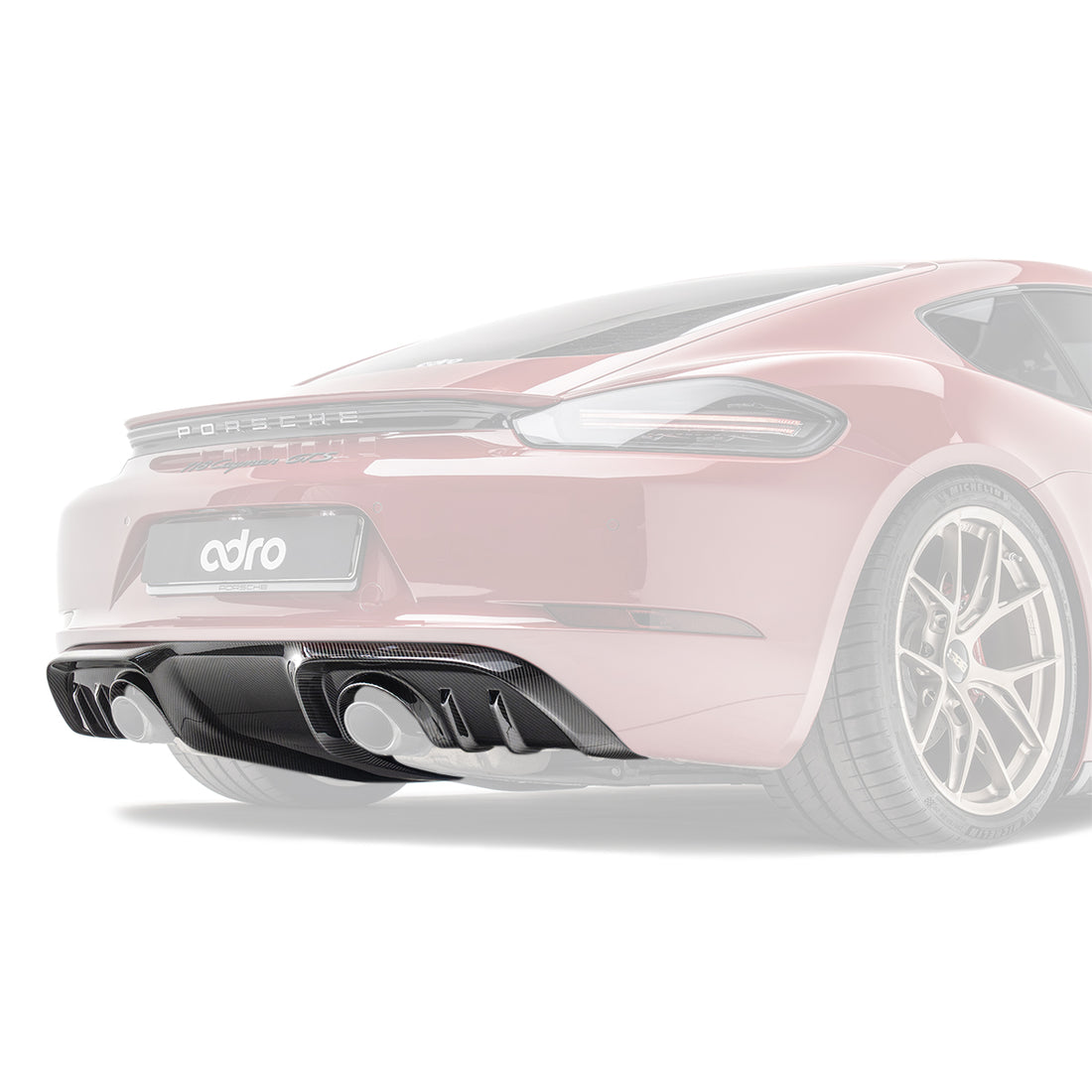 ADRO Porsche 718 Carbon Fiber Rear Diffuser