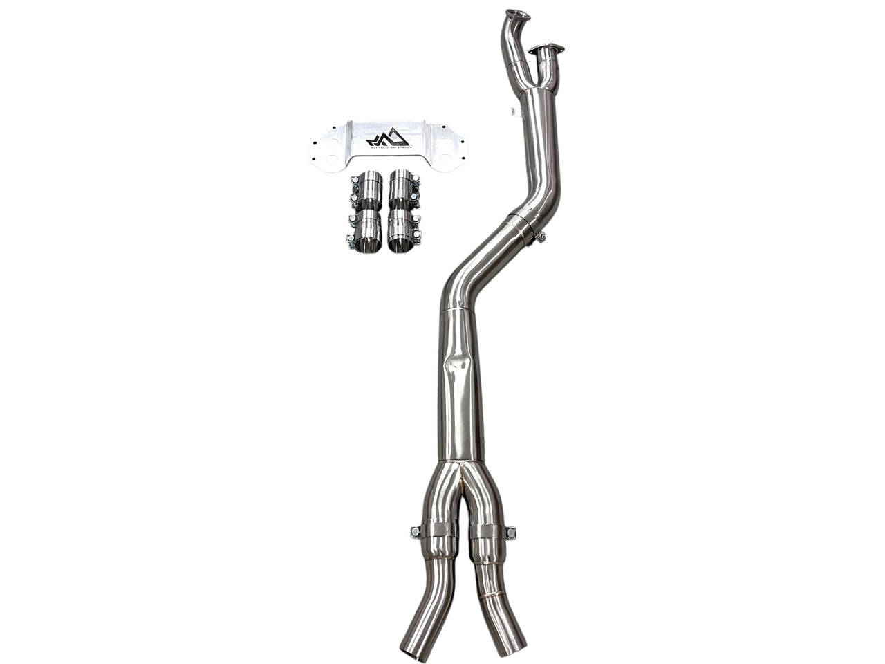 MAD BMW S58 4" Fat Boy Single Midpipe M3 M4 G80 G82