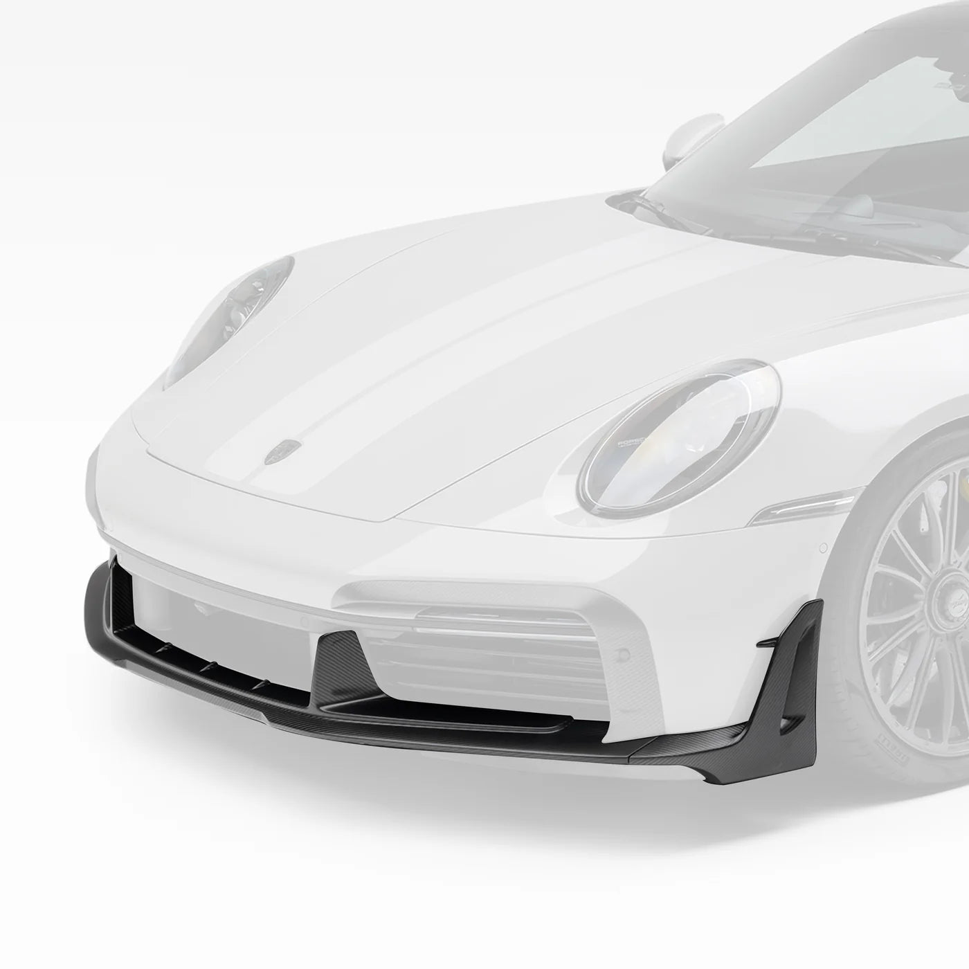 Vorsteiner Aero Carbon Fiber Front Spoiler w/ Winglets - 2019+ Porsche 992.1 Turbo S