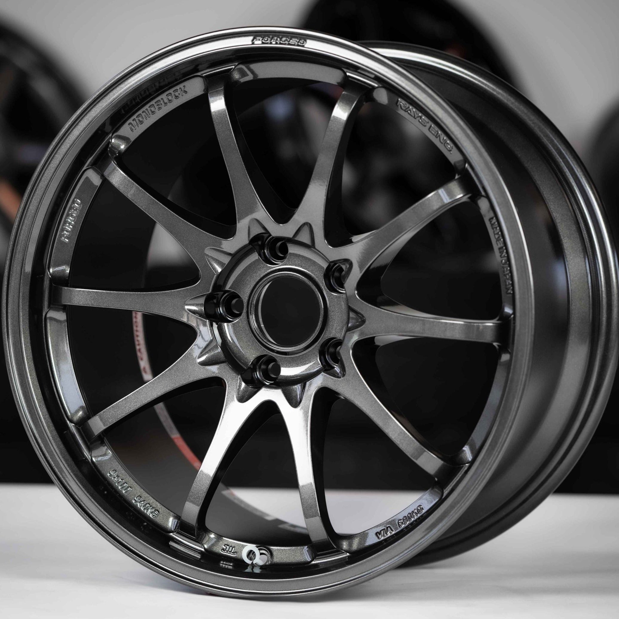 Rays Volk Racing CE28 Club Racer II Black Edition - 18x9.5+22 & 18x10.5 +15  / 5x114.3 (370Z/G35/G37)