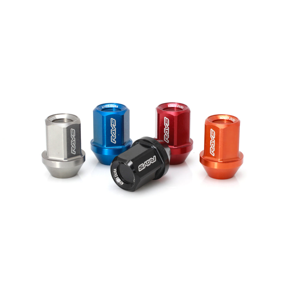 RAYS L32 Dura-Nut Straight Type Lug & Wheel Lock Set - Set of 20