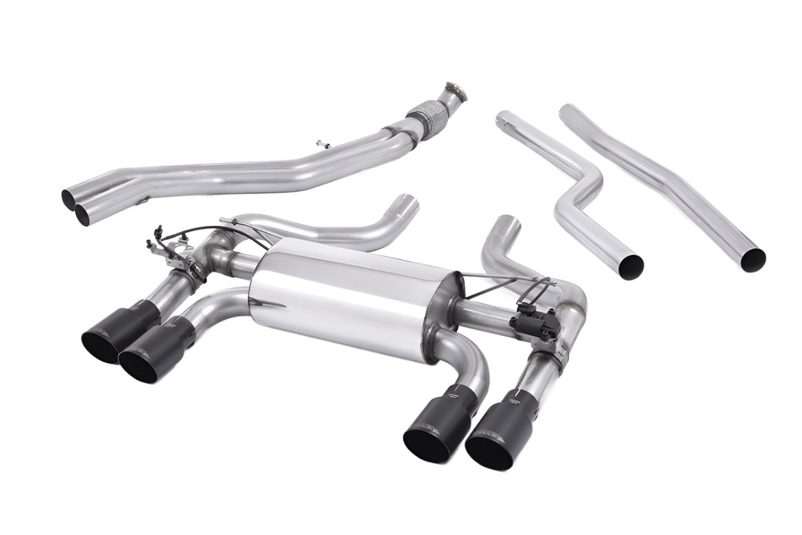 Milltek Sport Cat-Back Exhaust System with Exhaust Tips - 2016-2018 BMW F87 M2