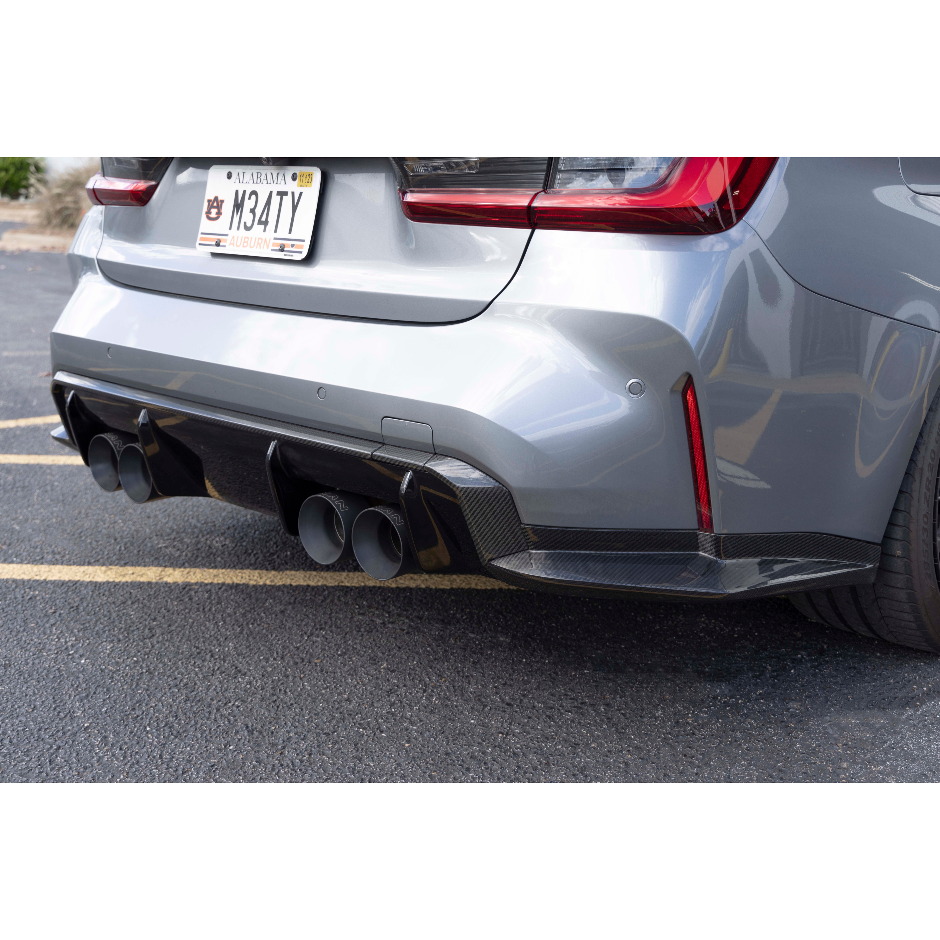 Dinan Carbon Fiber Rear Diffuser Surround - 2021-2026 BMW G8X M3/M4