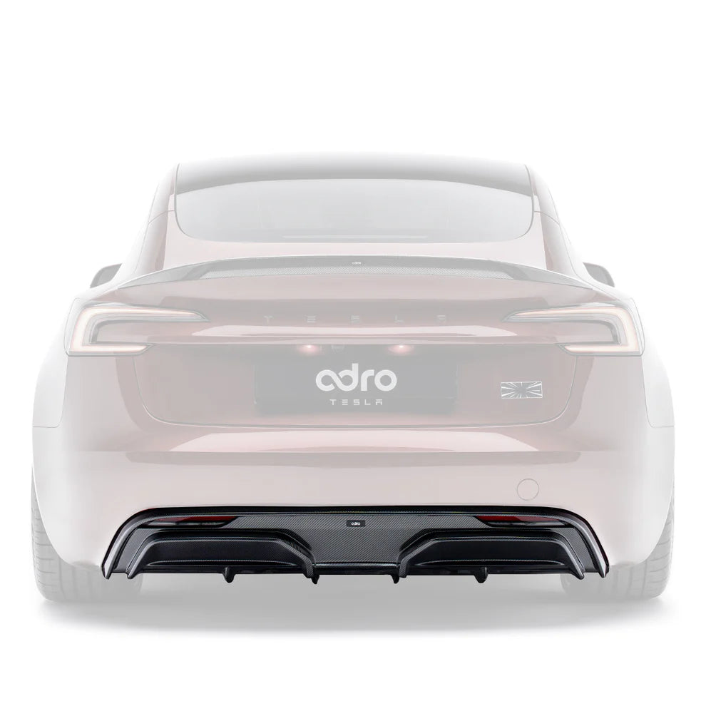 ADRO Tesla Model 3 Highland Performance Carbon Fiber Rear Diffuser