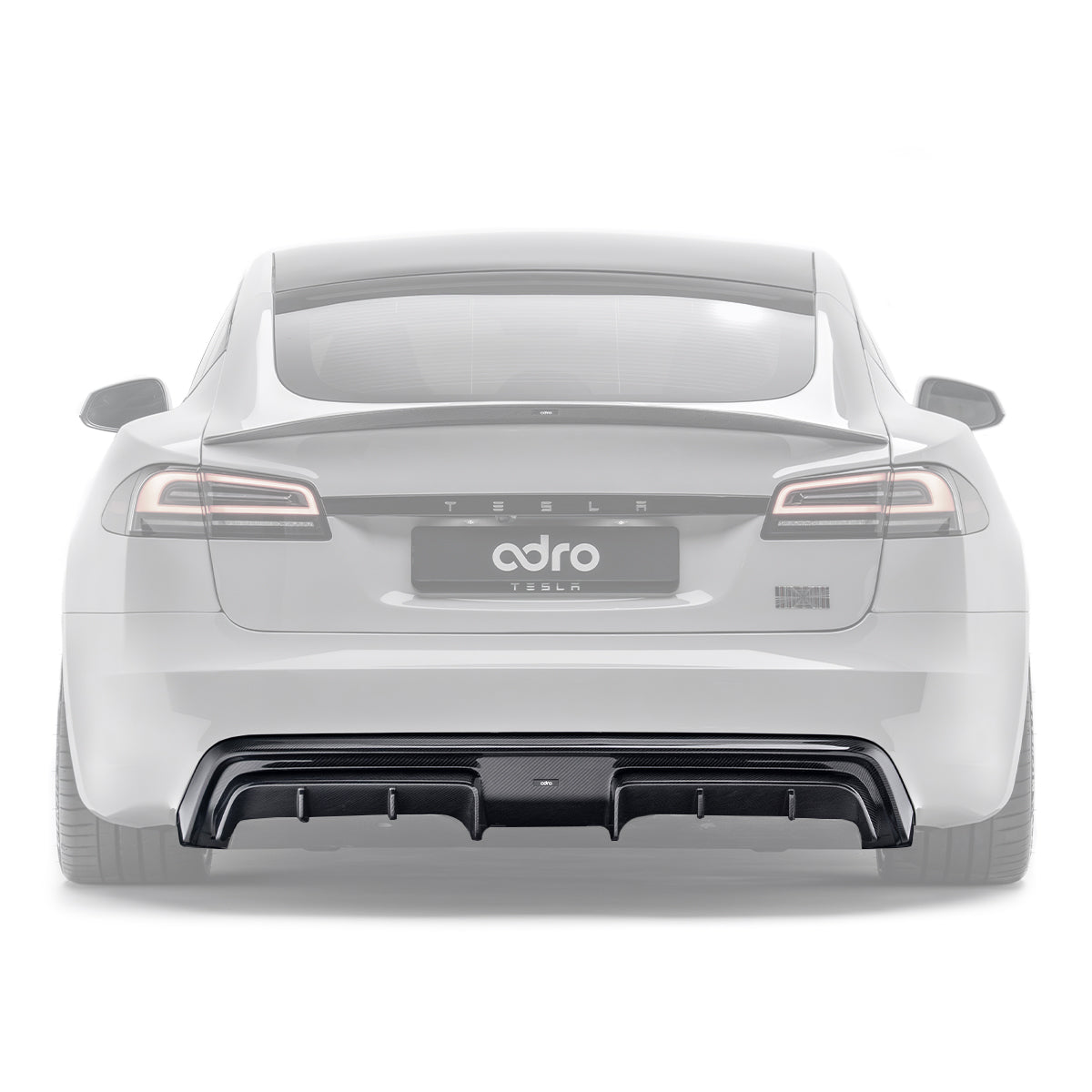 ADRO Tesla Model S Carbon Fiber Rear Diffuser
