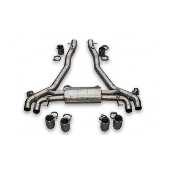 Tubi Style BMW F90 M5 & M5 CS Rear Exhaust with Electric Valve