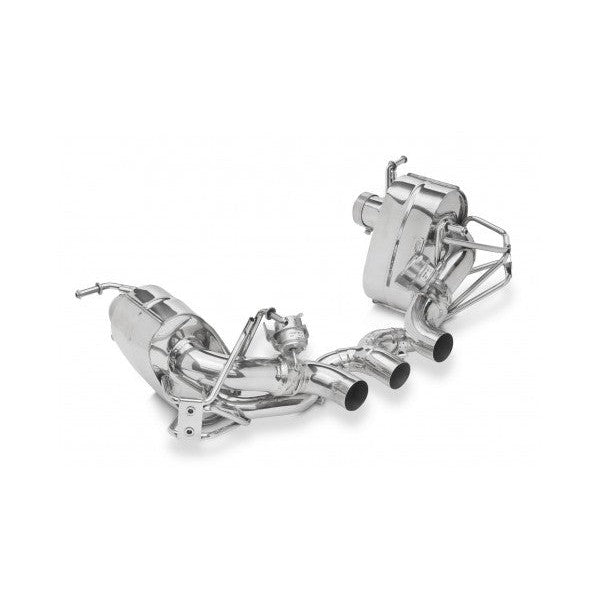 Tubi Style Ferrari 458 Straight Pipes Exhaust Kit with Valves