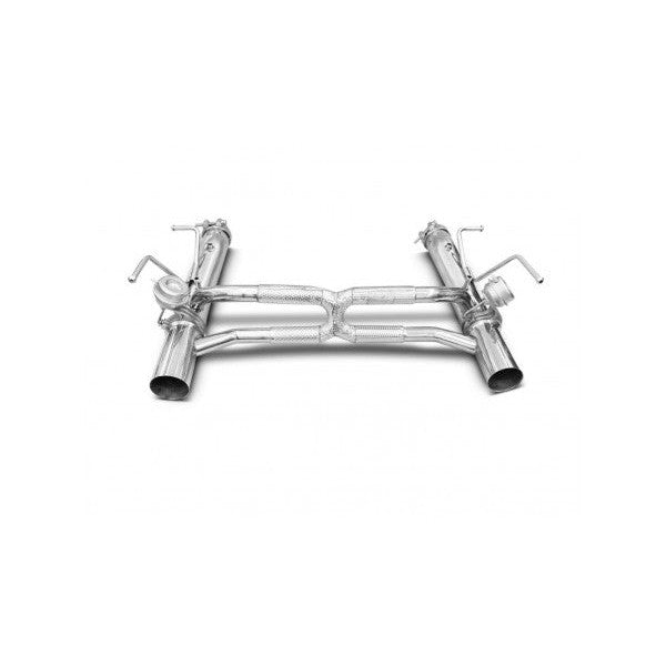 Tubi Style Ferrari 488 Pista & Pista Spider Straight Pipes Exhaust with Valves