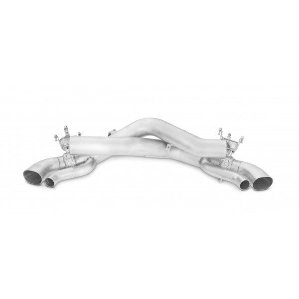 Tubi Style Porsche 911 Turbo & Turbo S 992 Straight Pipe Central Muffler