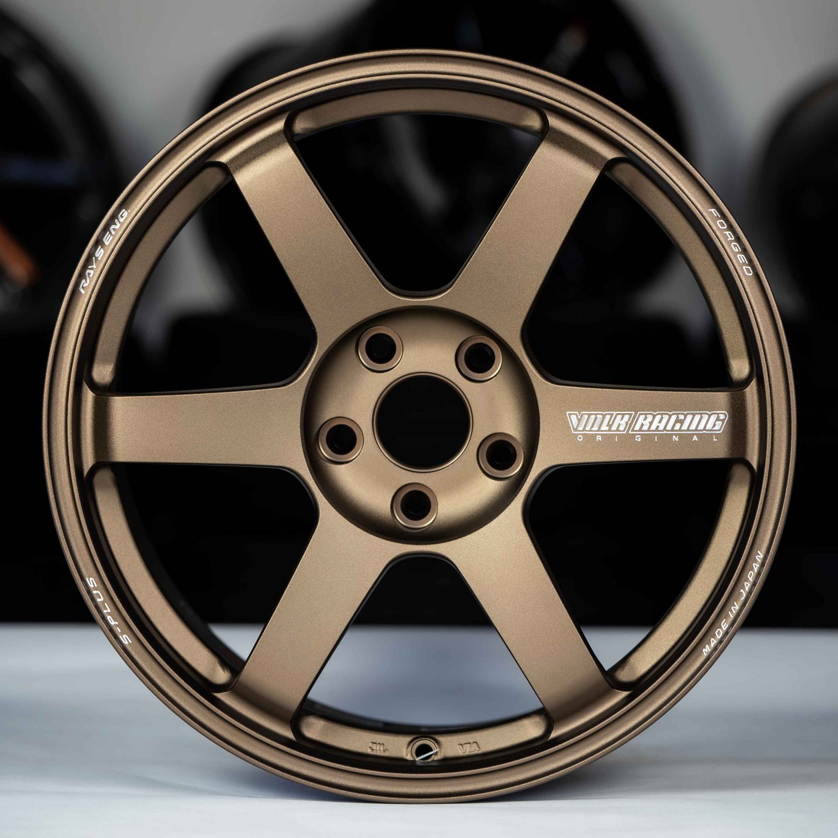 RAYS Volk Racing TE37 Saga S-Plus - 18x9.5 / 5x100 / +38 - Bronze (FRS/BRZ/GR86) - T1 Motorsports
