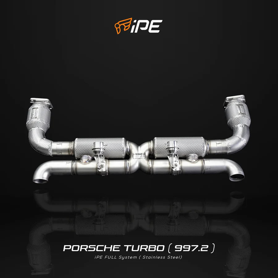 iPE Full Exhaust System for 2009-2012 Porsche 997.2 Turbo/Turbo S