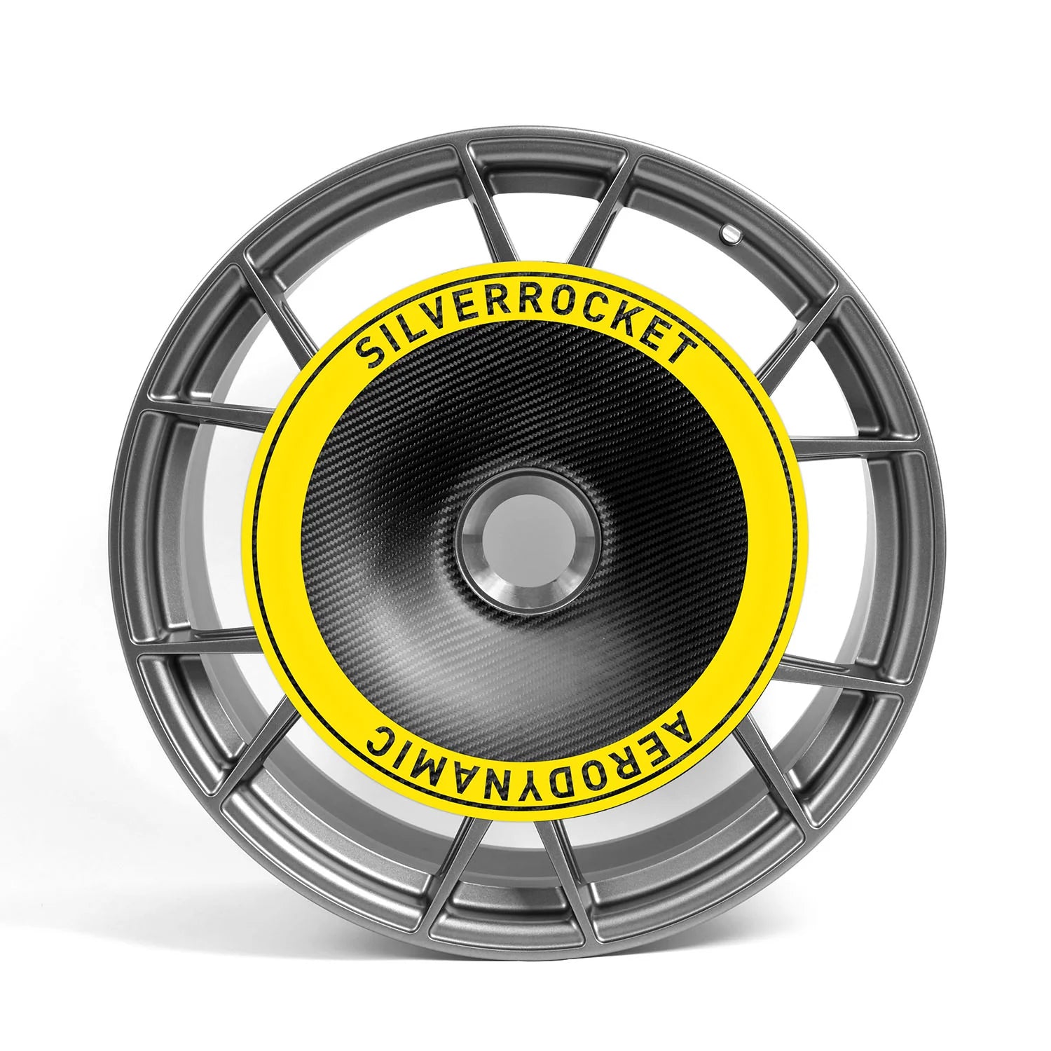 Silver Rocket SR Dry Carbon Fiber R-HR Aerodisc (For OEM Aluminum Rims) - 2022+ Porsche 718 Cayman GT4RS
