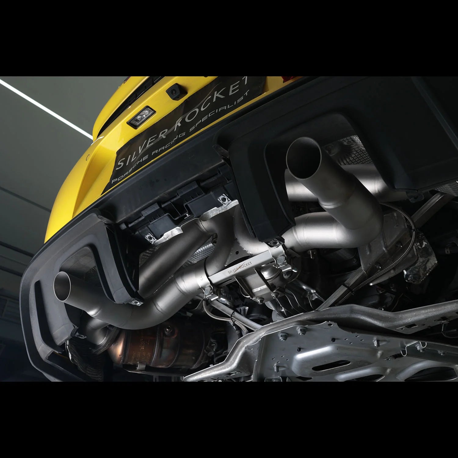 Silver Rocket SR 3200G One-Piece Titanium Ultralight Race Pipe - 2022+ Porsche 718 Cayman GT4RS/Spyder RS/Clubsport