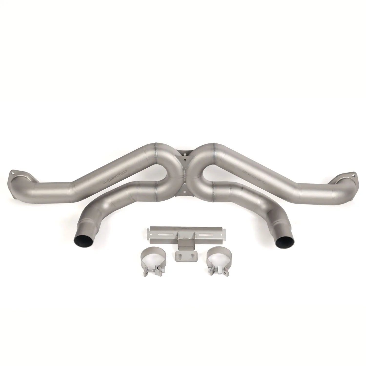 Silver Rocket SR 3200G One-Piece Titanium Ultralight Race Pipe - 2022+ Porsche 718 Cayman GT4RS/Spyder RS/Clubsport