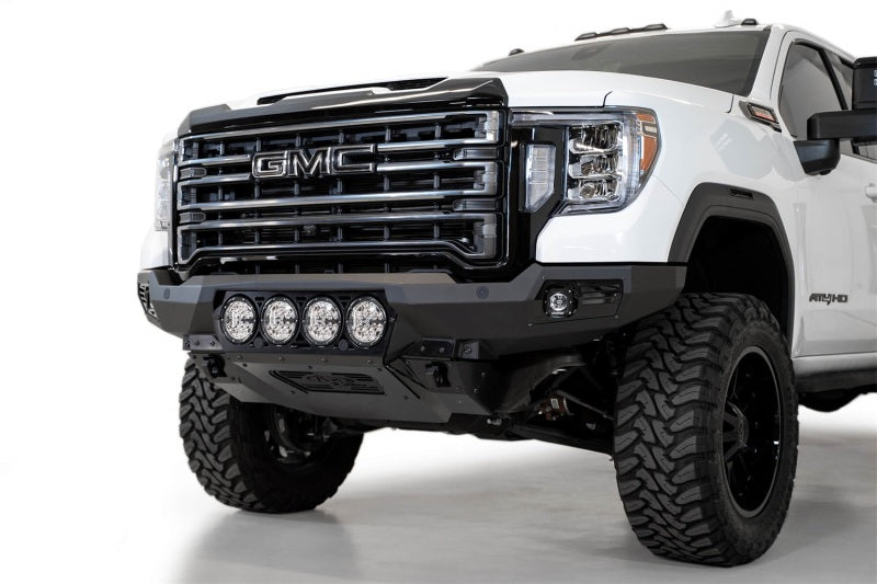 Addictive Desert Designs 20-23 GMC Sierra 2500/3500 Bomber Front Bumper - Black - T1 Motorsports