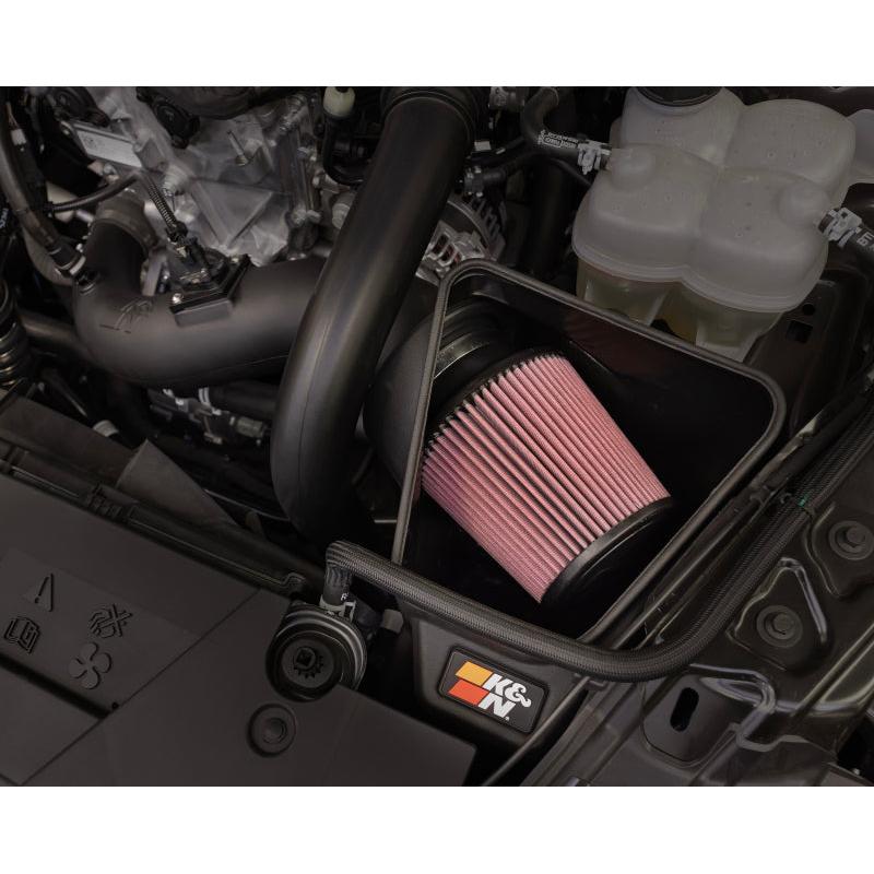 K&N 2024 Ford Mustang Ecoboost L4-2.3L F/L Turbo Aircharger - Cold Air Intake System
