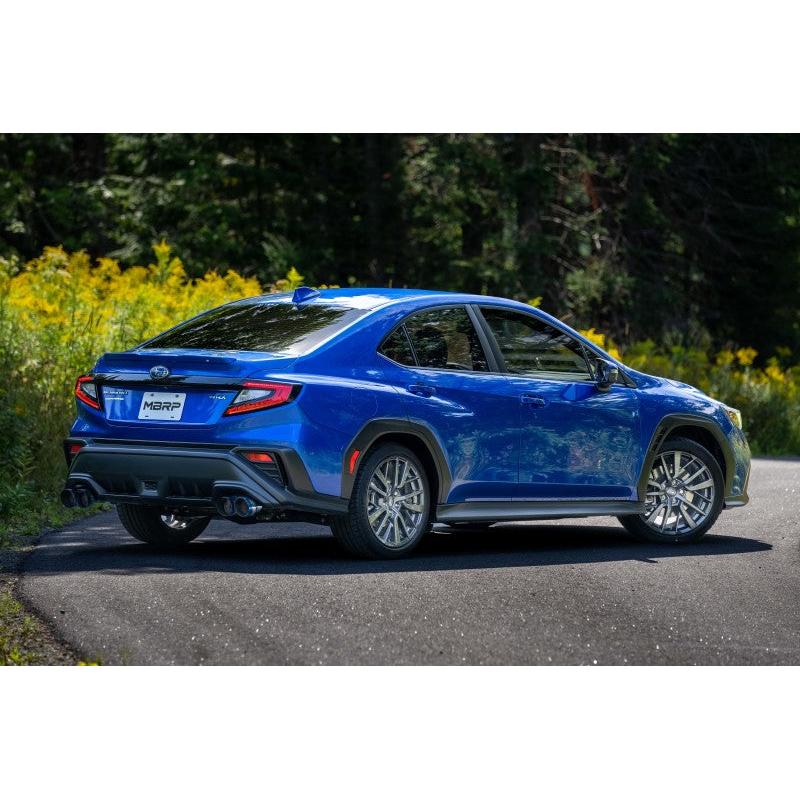MBRP 2022 Subaru BRZ 2.4L/Toyota GR86 2.4L 2.5in Dual Split Rear Exit w/ Quad BE Tips - T304