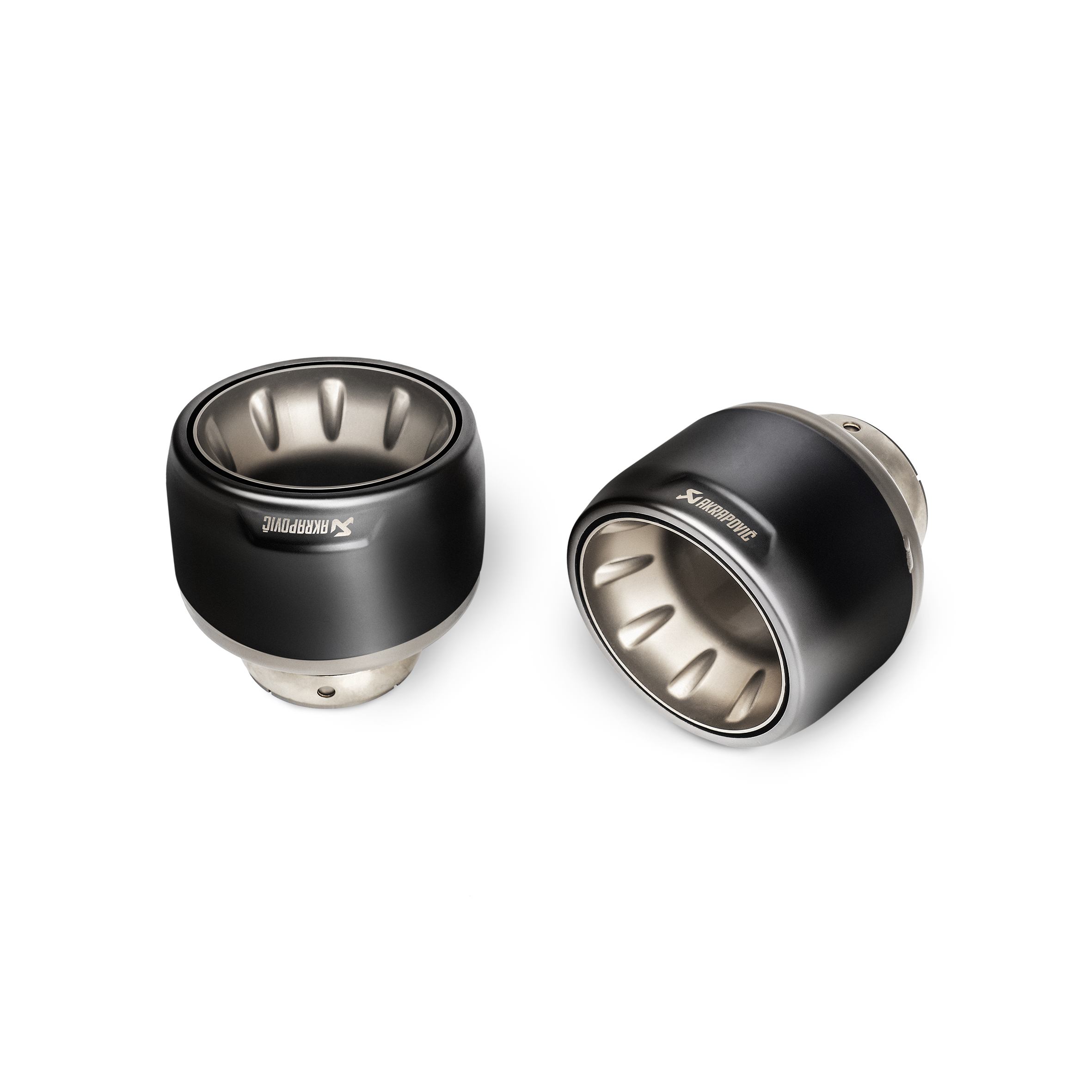 Akrapovič Tail Pipe Set (Black Titanium) - 2020-2023 Porsche 718 Cayman GT4/Spyder