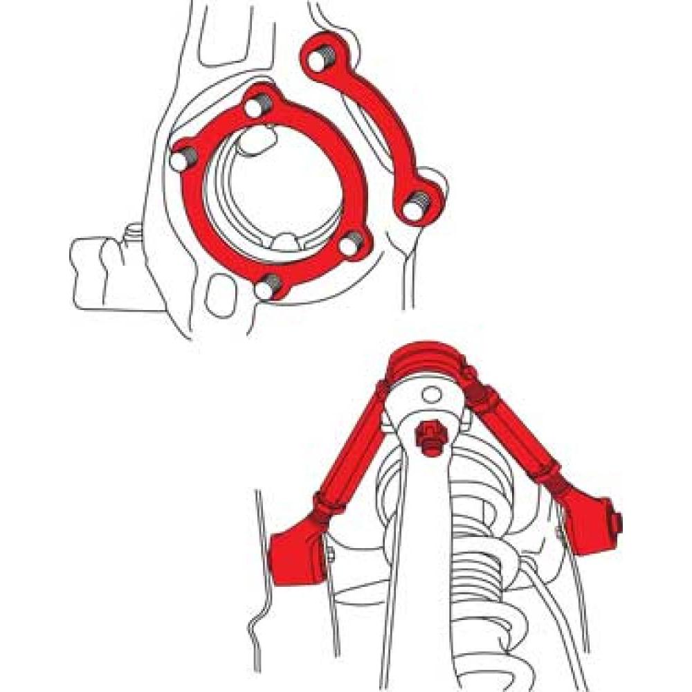 SPC Performance 03-08 Nissan 350Z/03-07 Infiniti G35 Front Adjustable Control Arms