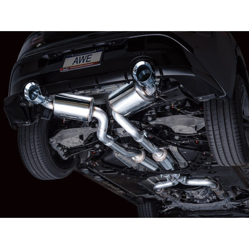 AWE Tuning Touring Edition Catback Exhaust System w/Chrome Silver Tips for 2023+ Nissan Z