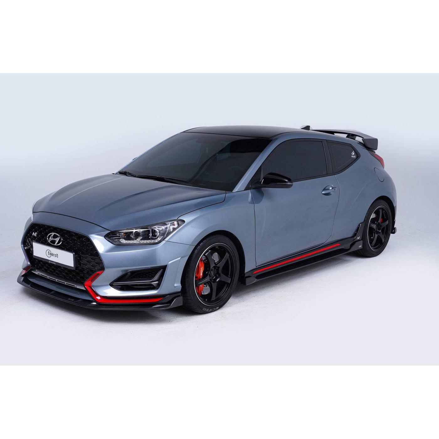 ADRO Hyundai Veloster N Carbon Fiber Front Lip V2 (Type A) (2019-2022)