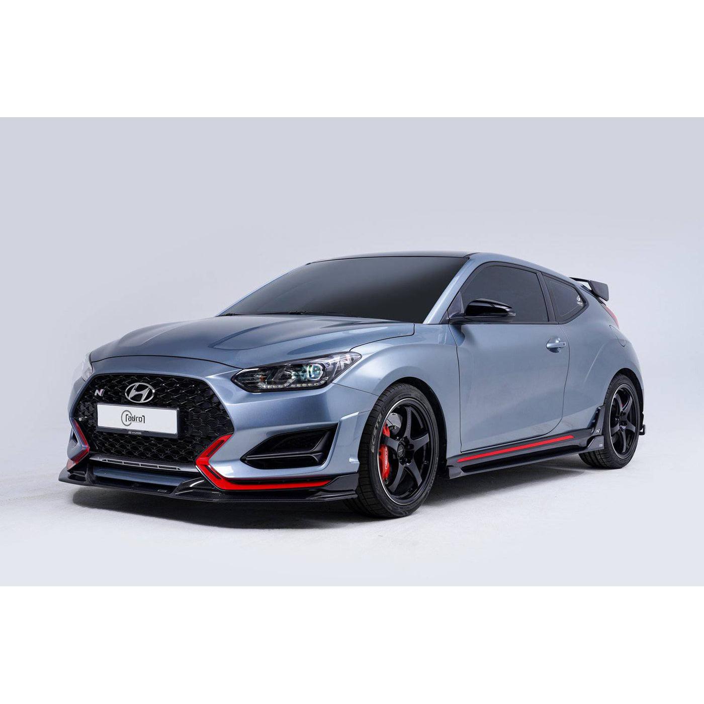 ADRO Hyundai Veloster N Carbon Fiber Front Lip V3 (Type B) (2019-2022)