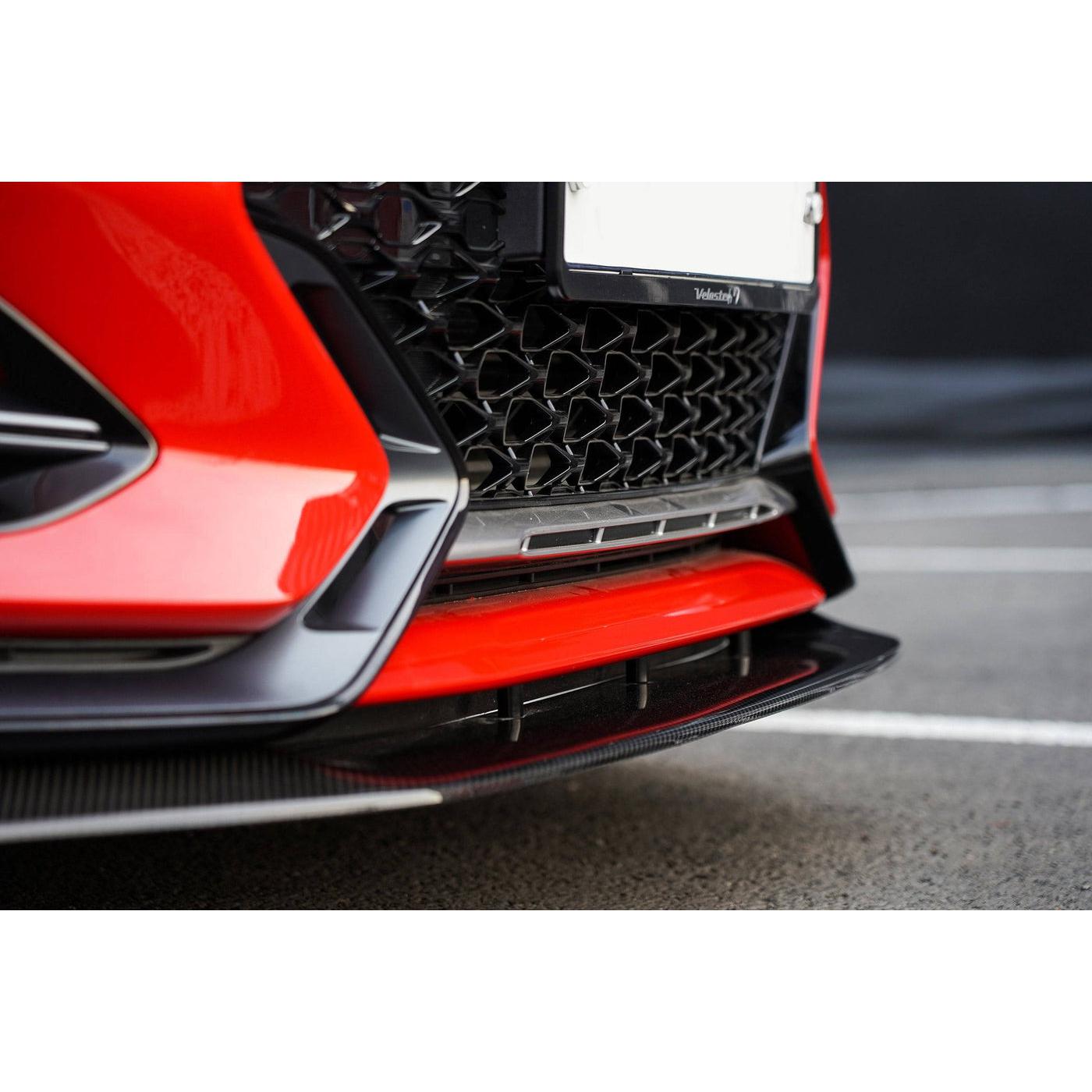ADRO Hyundai Veloster Turbo & N Carbon Fiber Front Lip V1 (2018-2022)