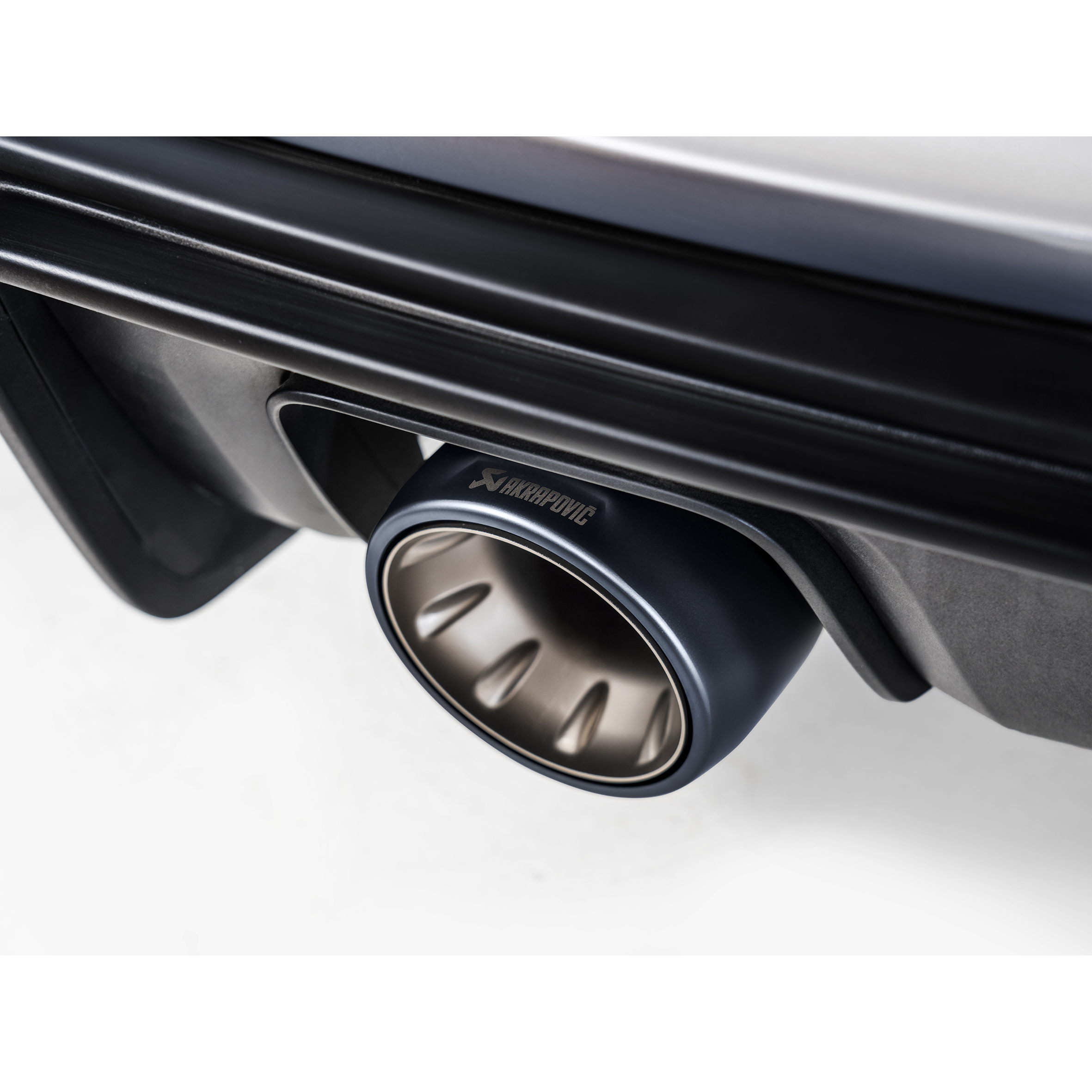 Akrapovič Tail Pipe Set (Black Titanium) - 2020-2023 Porsche 718 Cayman GT4/Spyder
