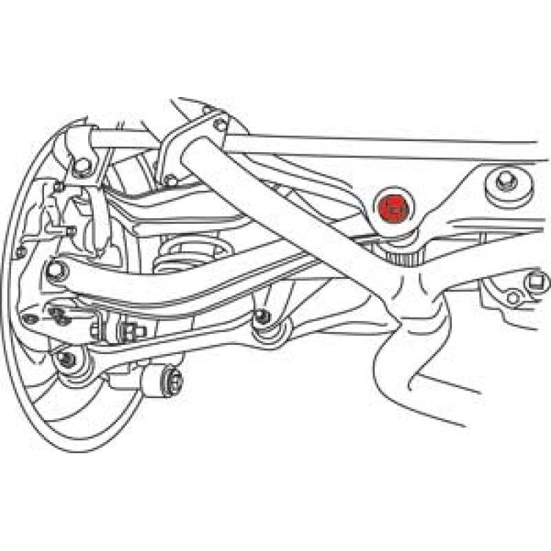 SPC Performance 00-09 Subaru Impreza / Legacy / Outback Rear Toe Kit (SINGLE ARM-REQUIRES 2) - T1 Motorsports