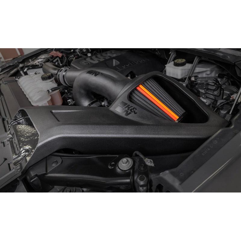 K&N 21-24 Chevrolet Silverado 1500 V8 5.3L/6.2L F/L NextGen Dryflow Cold Air Intake