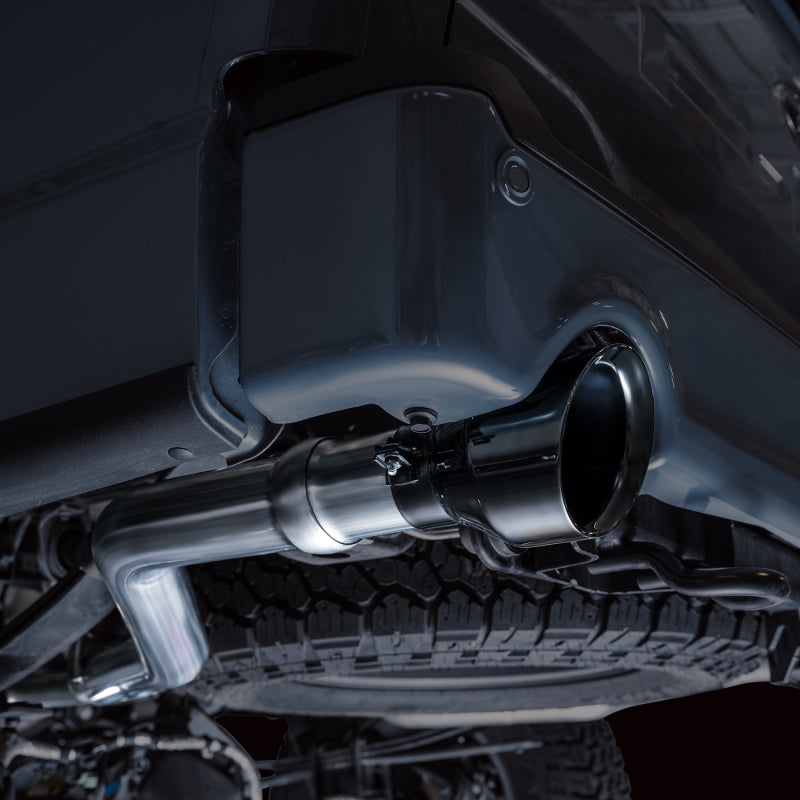 AWE Tuning Tuning 2021+ Ford F-150 Tremor (w/ Bumper Cutouts) 0FG Non-Resonated Catback -Diamond Black Tips