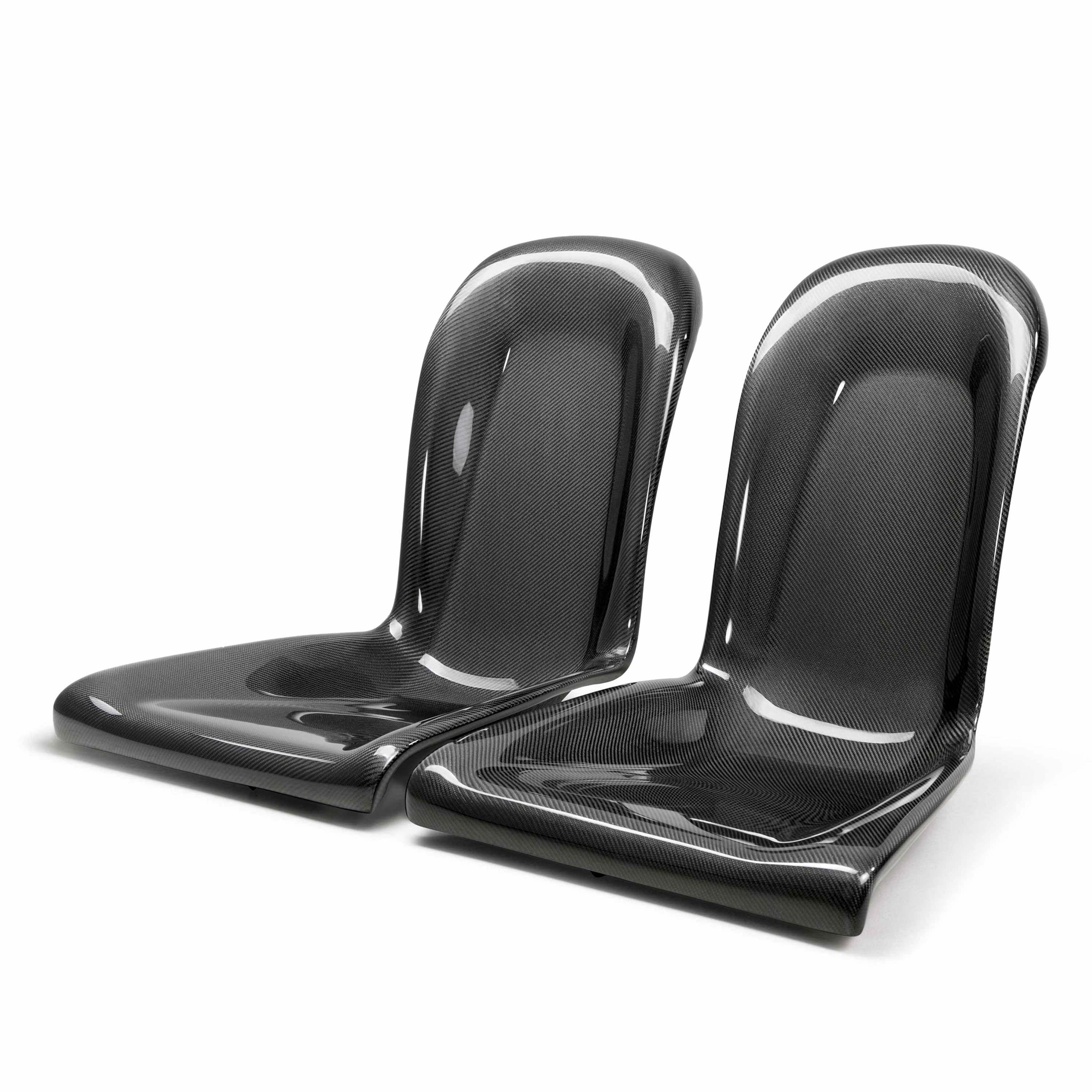 Seibon Carbon Fiber Rear Seat Panels - 2009-2022 Nissan GTR (Pair)