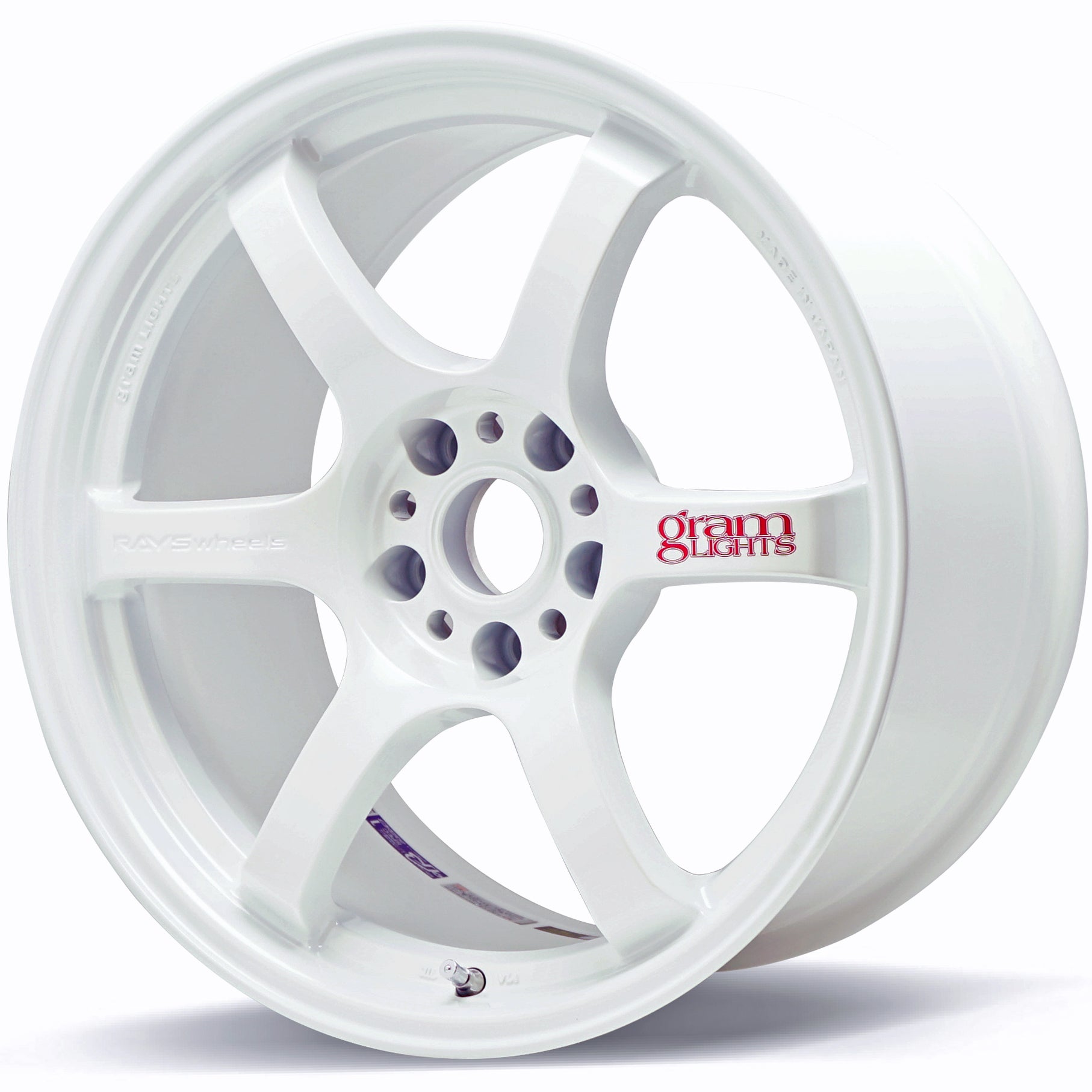 RAYS gramLIGHTS 57DR - 18x9.5 / 5x114.3 / +38 - White (WRX/STI/EVO)