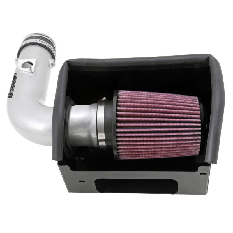 K&N 13 Subaru BRZ 2.0L / 13 Scion FR-S 2.0L Silver 69 Series Typhoon Intake