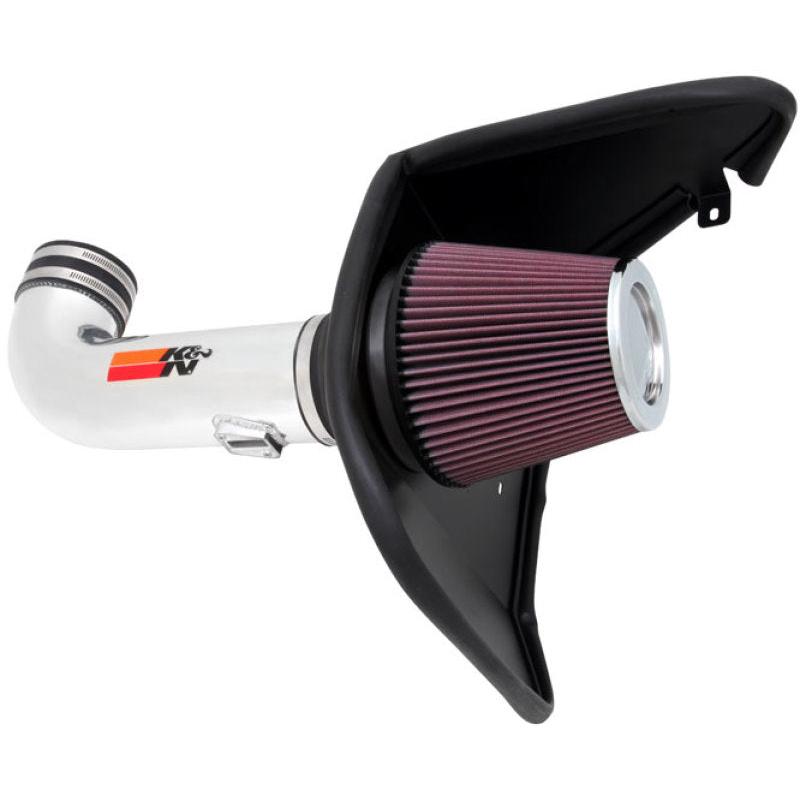 K&N 10 Camaro 6.2L V8 Polished Typhoon Short Ram Intake