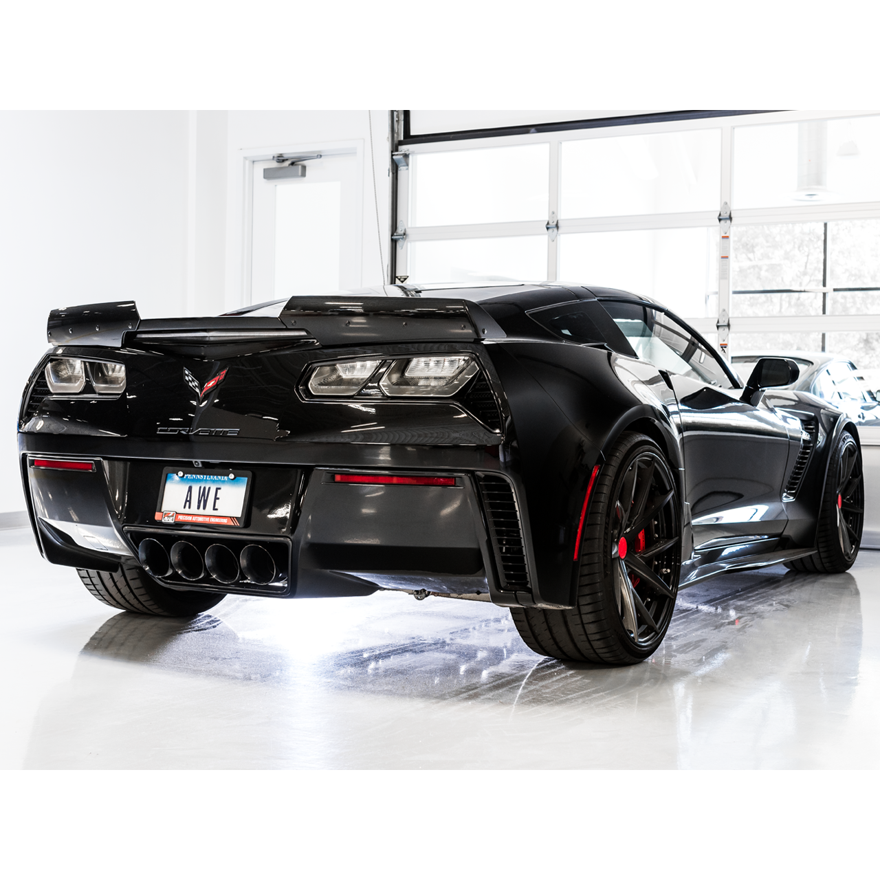 AWE Tuning 2014-2019 Chevy Corvette C7 Z06/ZR1 (w/o AFM) Track Edition Axle-Back Exhaust w/Chrome Tips