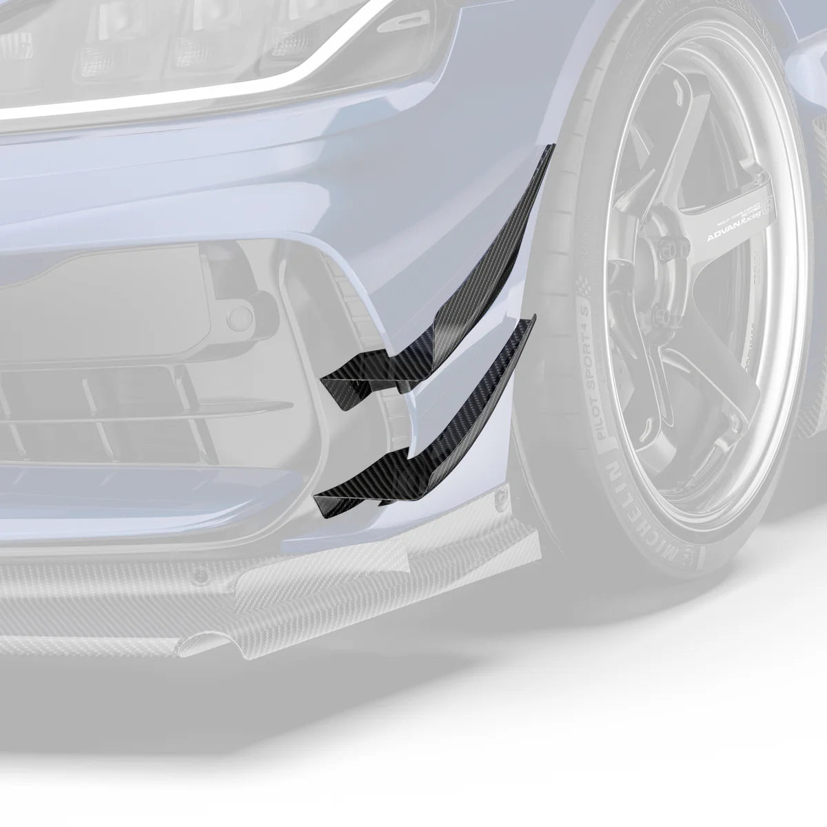 ADRO Racing Division Toyota GR Supra ARD Prepreg Canards (ADRO Bumper)