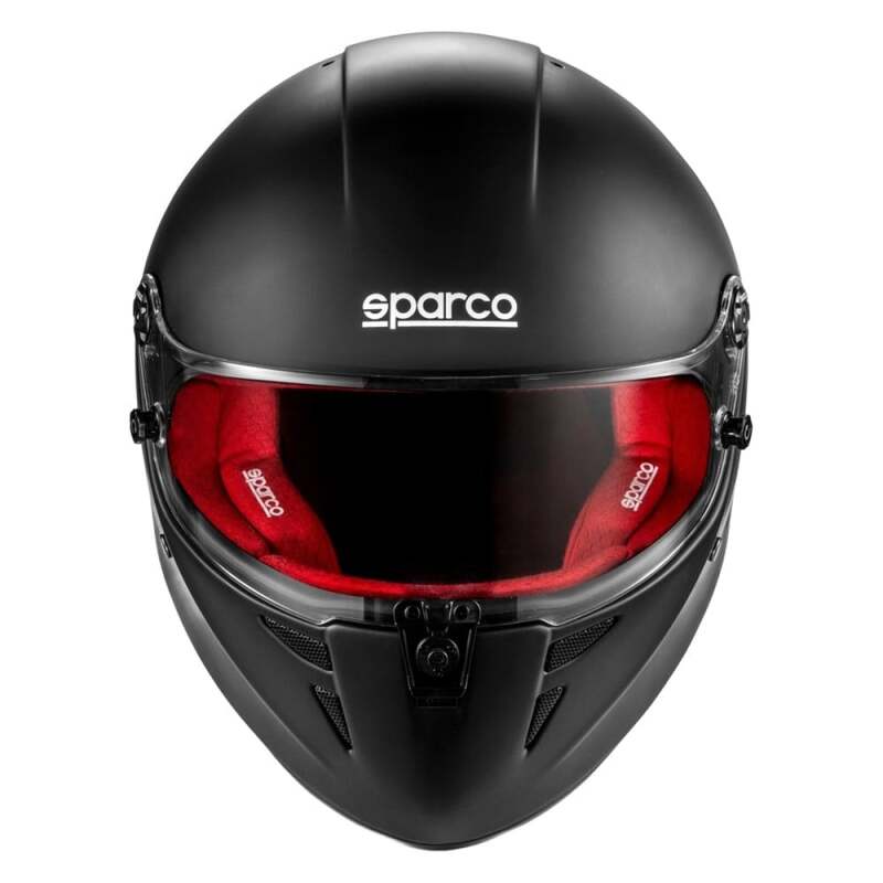 SPARCO Stealth RF Helmet - XXLarge - Matte Black/Red